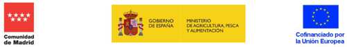 Comunidad de Madrid · Gobierno de España, Ministerio de Agricultura, Pesca y Alimentación · Cofinanciado por la Unión Europea