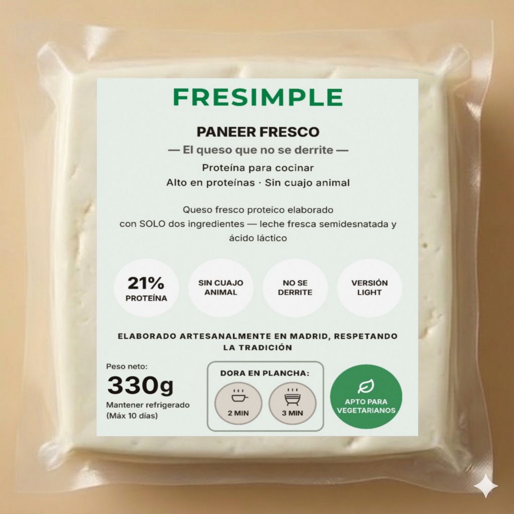Paneer Light Fresimple - Empaquetado