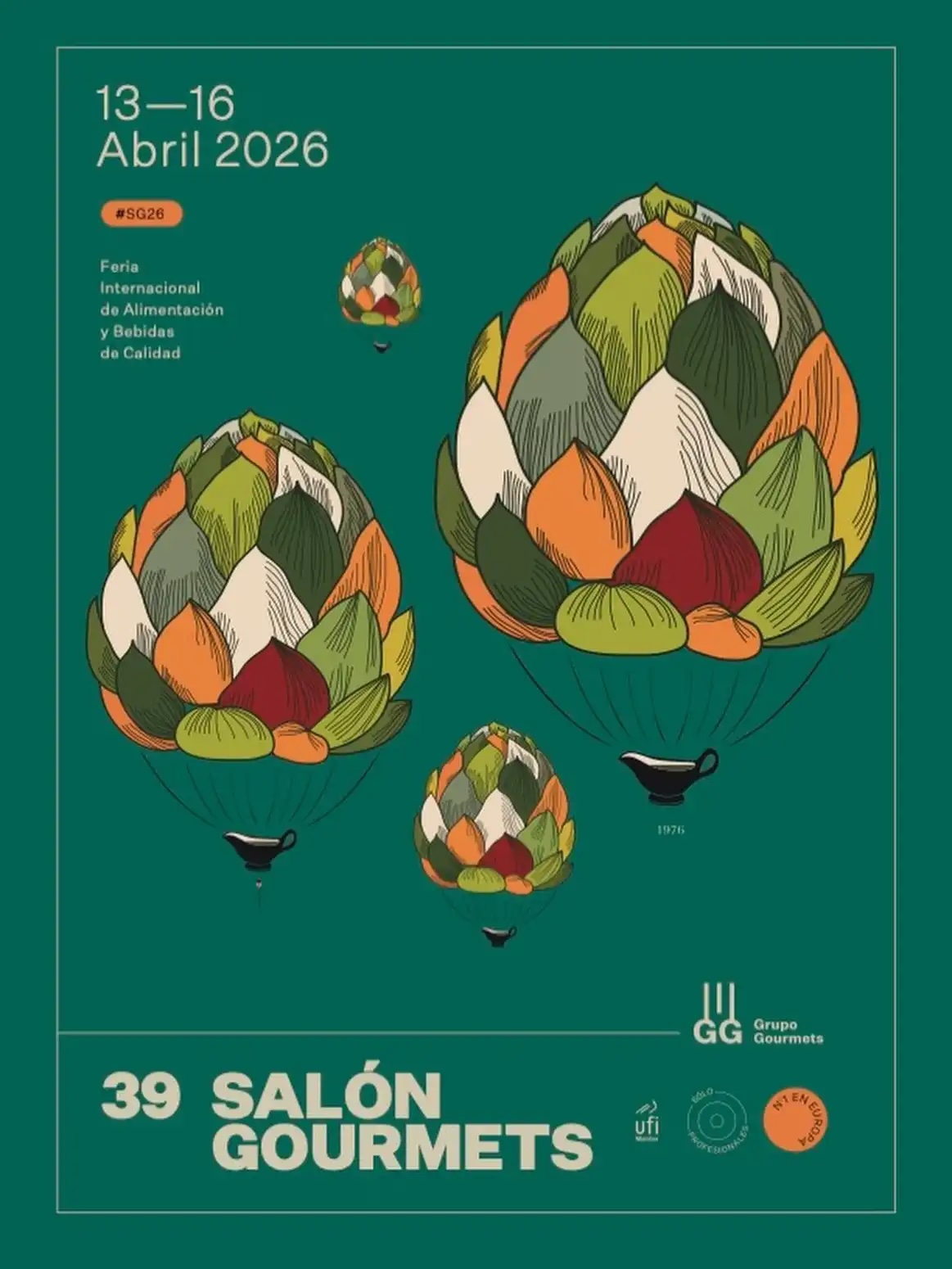 Cartel oficial 39 Salón Gourmets Madrid 2025