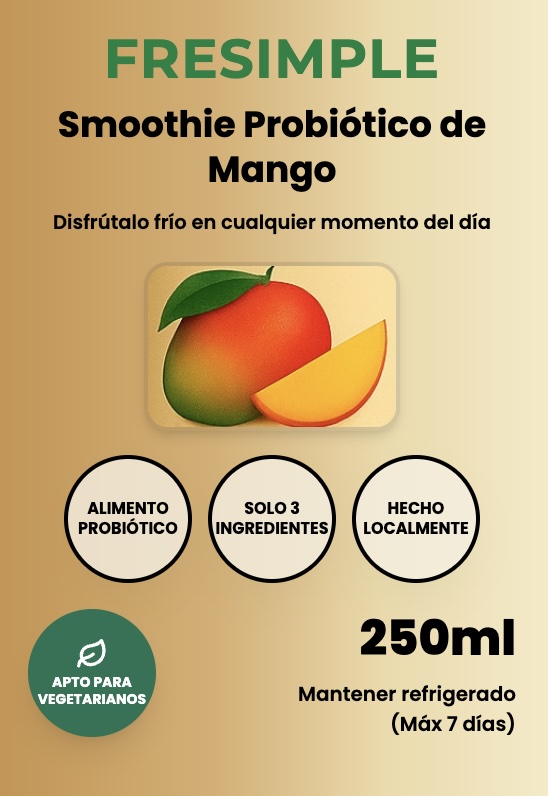 Smoothie Mango - Etiqueta Frontal